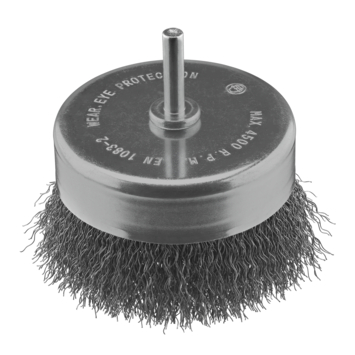 Irwin komstaaldraadborstel Ø80 mm voor (accu)boormachine. Metaal grof.