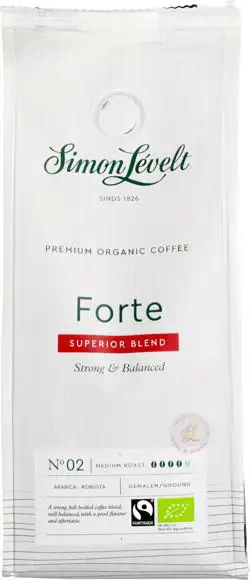 Gemalen koffie forte