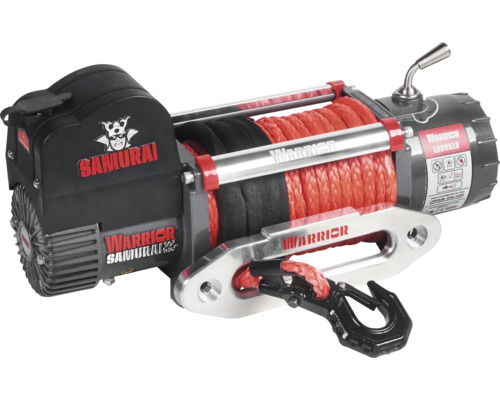 Warrior Samurai Gen2 12000LB / 5,4 t 12V elektrische lier met synthetisch touw