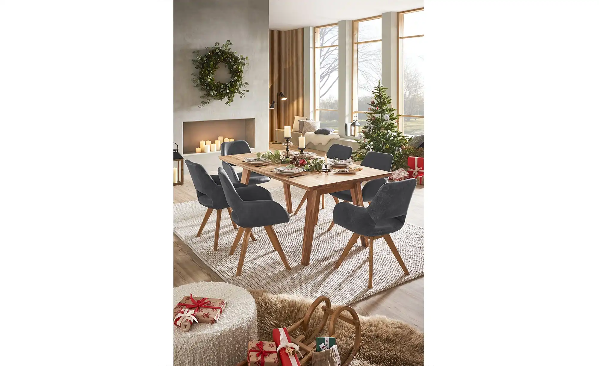 Woodford Esstisch massiv Lars