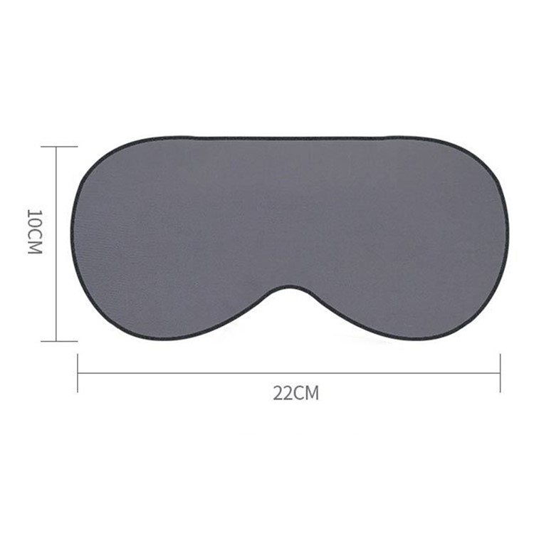 (22x10cm) 2in1 Elastische Doppelseitige Augenmaske Wärmende Schlafmaske Kühlende Augenbinde - Lila