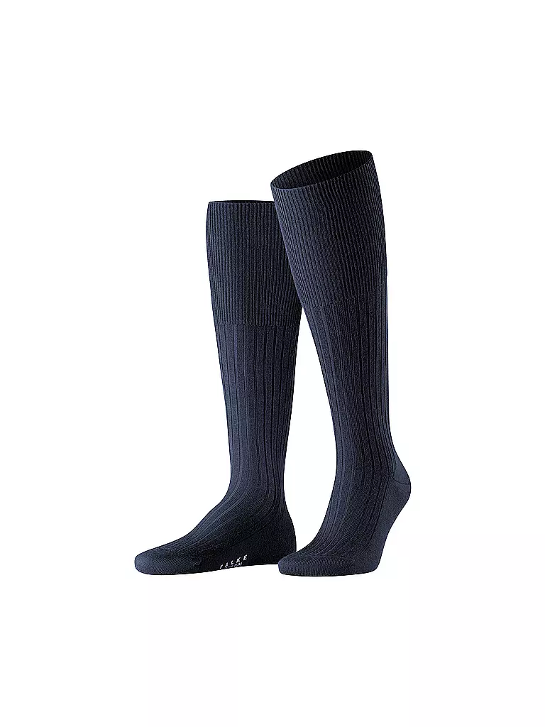 FALKE Kniestrümpfe BRISTOL dark navy blau