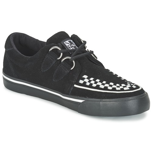 TUK - CREEPERS SNEAKERS - Noir / blanc