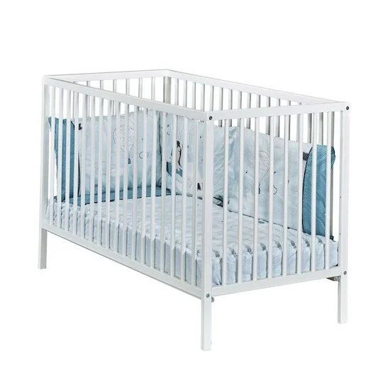 Lit à Barreaux Basic   Blanc        60 x 120 cm   de               Sauthon Baby's Sweet Home
