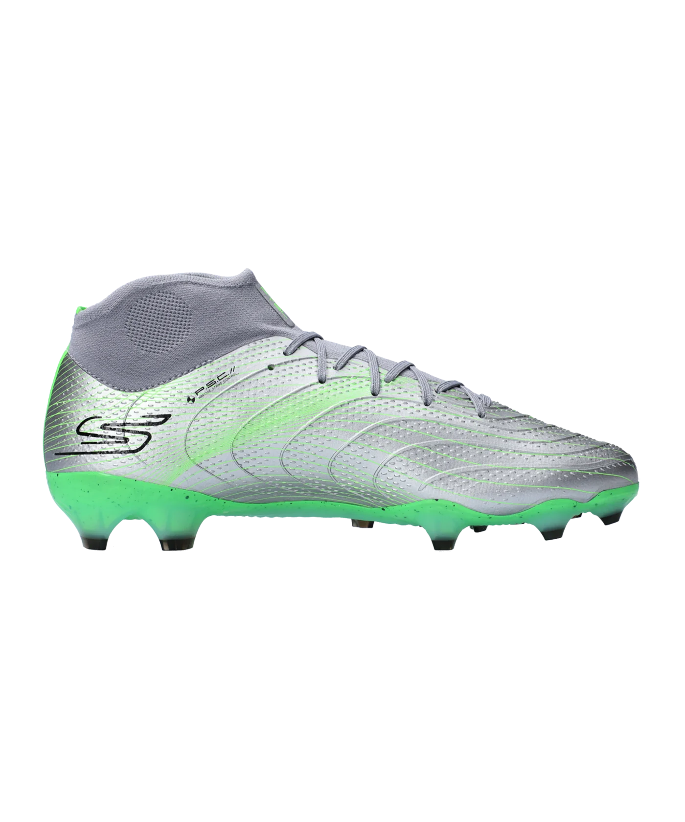 Skechers SKX 01 High FG Laser-Comfort Silber FSLLM