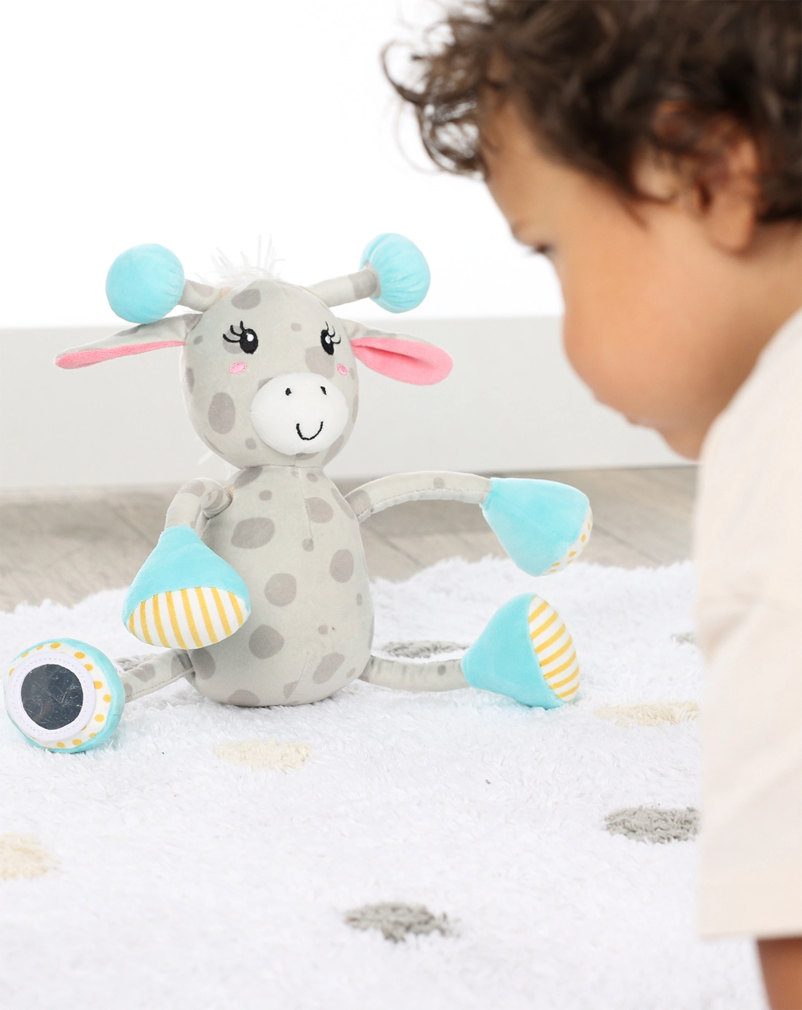 Sensorik-Kuscheltier GIRAFFE SALLY (24 cm)