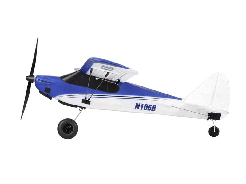 TOP-RC Trainer Mini Cub 450 mm, Blau, RTF Kleines 4-Kanal RC-Flugzeug mit Gyro