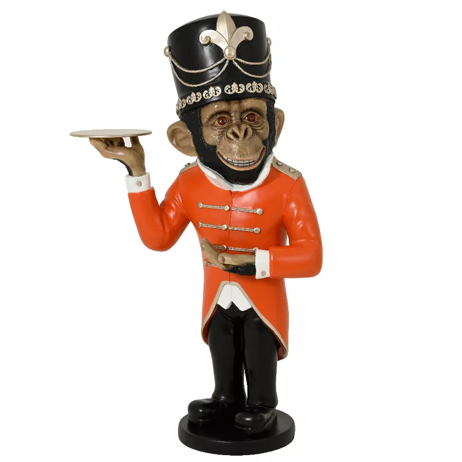 Singe de Noël Géant (H152 cm) Wilhem à votre service