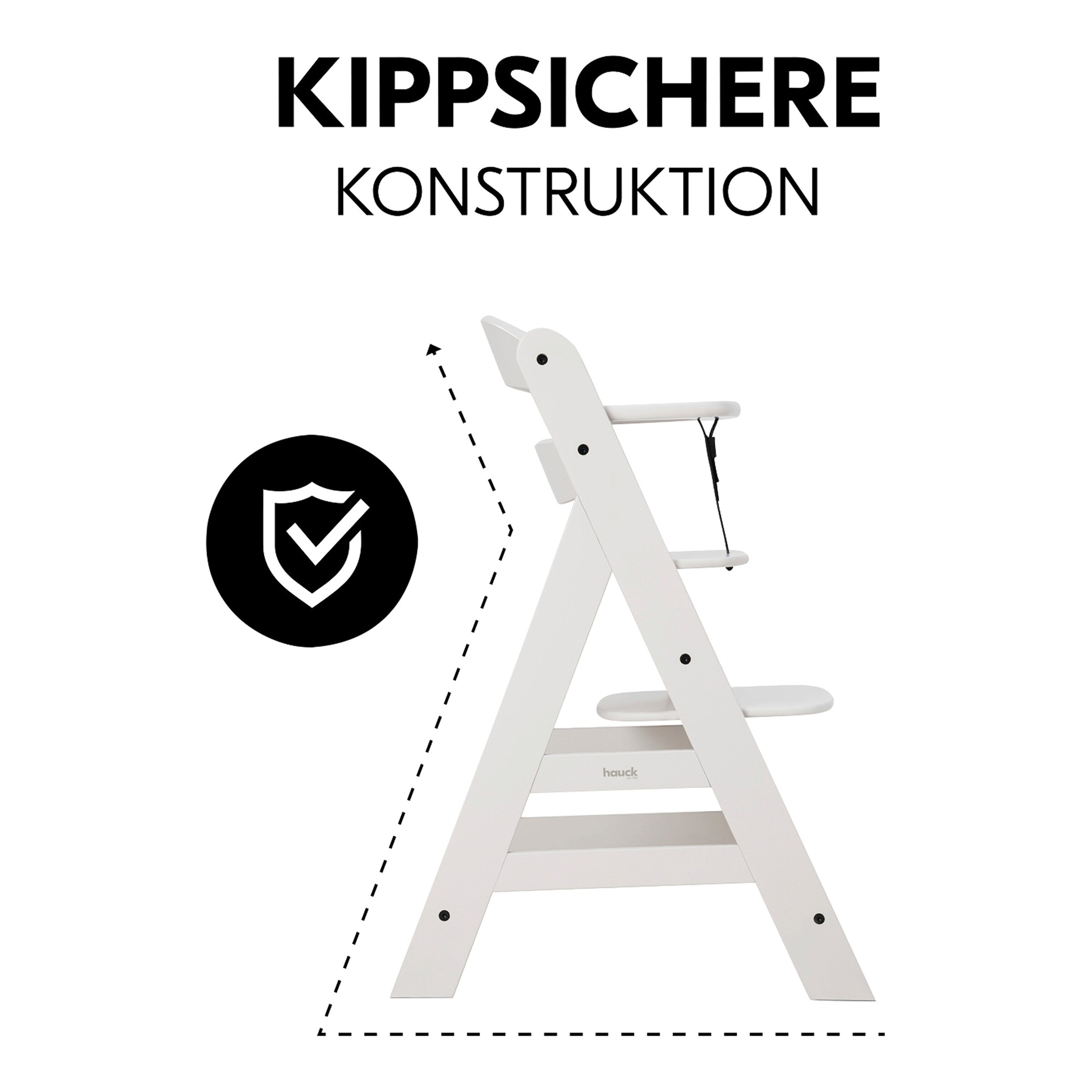 Hauck Hochstuhl Alpha + creme