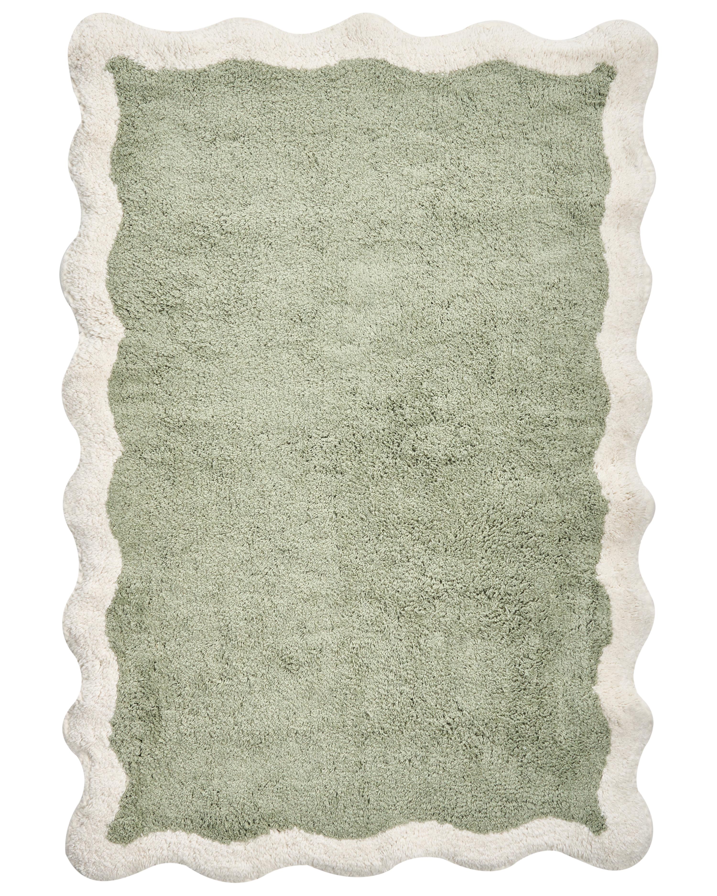 Badmat NANGAL Groen 60 x 90 cm Katoen