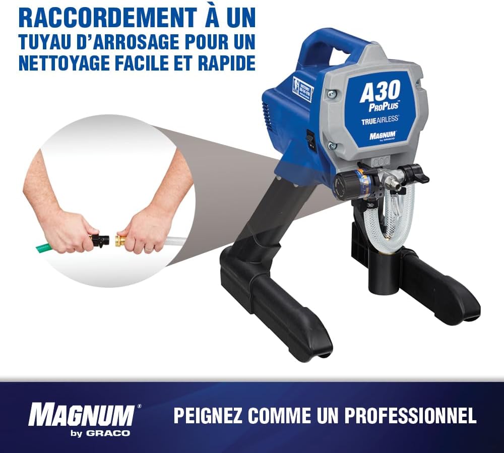 Magnum by Graco 17C244 Pistolet à Peinture airless A30 ProPLUS, Usage Domestique (débit 1 l/Min, Pression Max. 207 Bars)