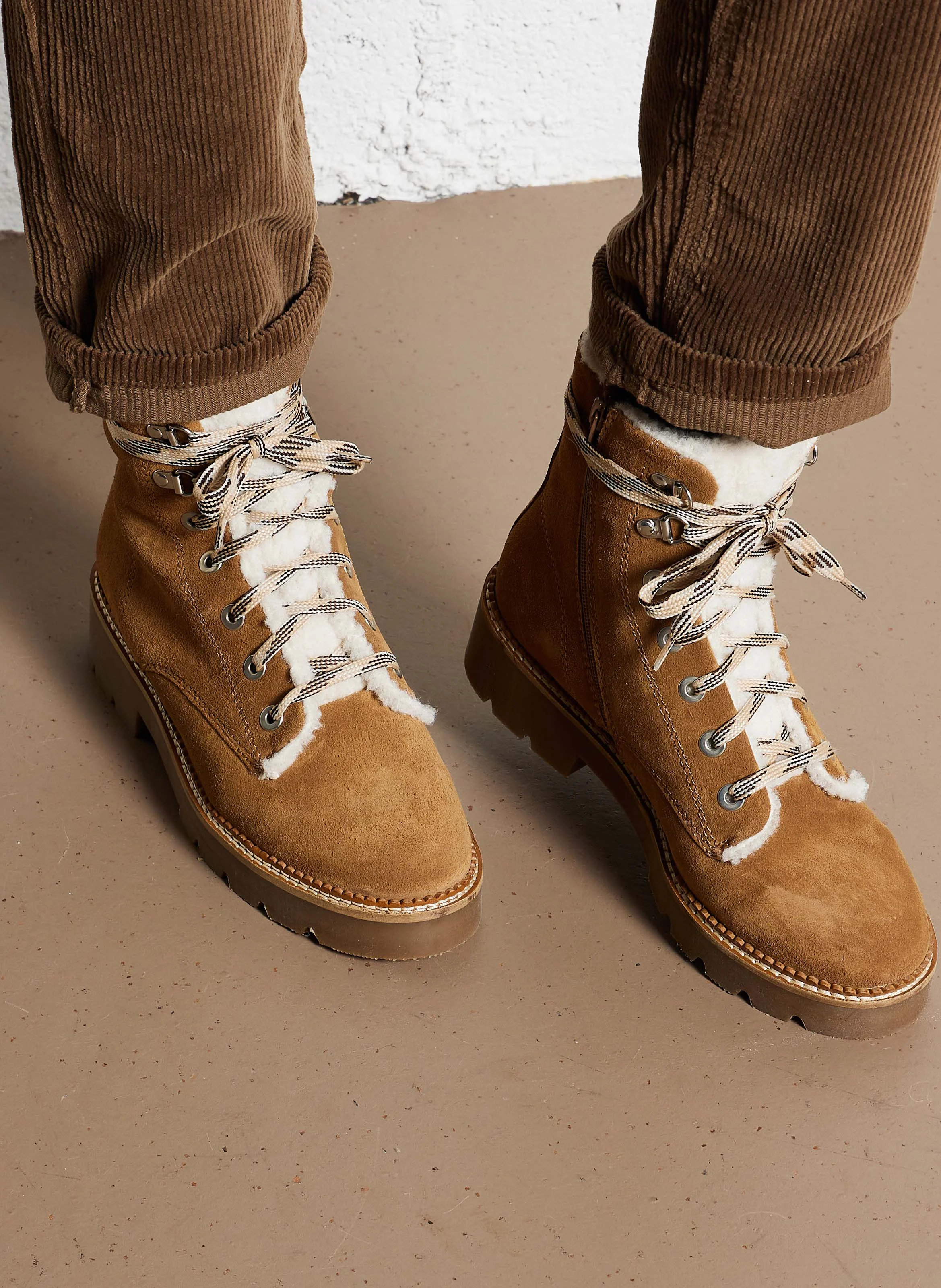 HELMUT - Bottines en cuir | Beige