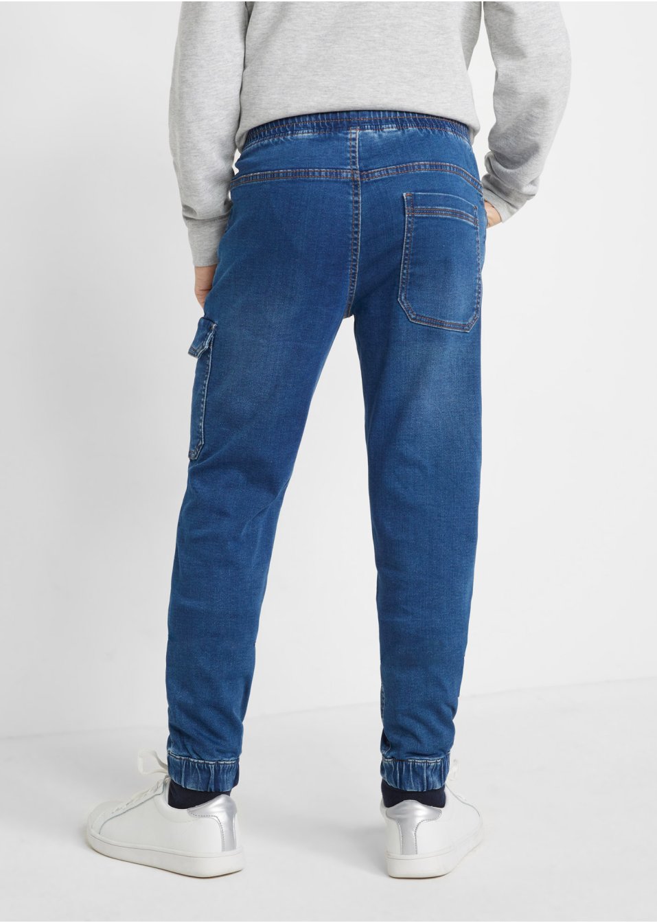 Jogg-jean cargo garçon, Slim Fit