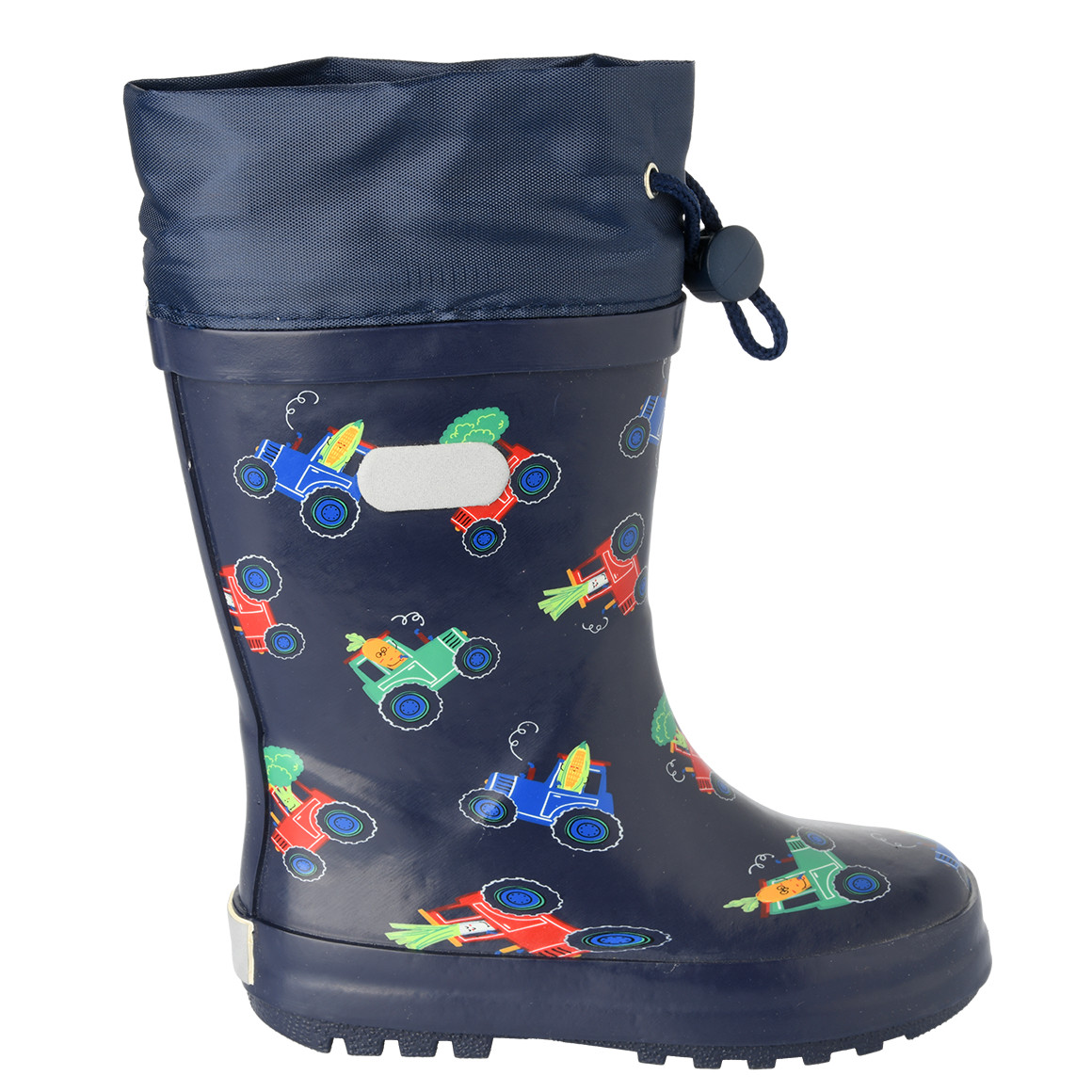 Topomini Baby Gummistiefel mit Allover-Print dunkelblau