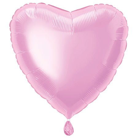 Hart Helium Ballon Lichtroze Leeg 45cm
