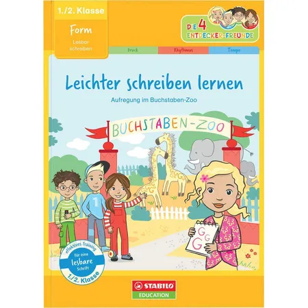 Schreibmotorik Übungshefte für Kinder in der 1./2. Klasse - STABILO Leichter schreiben lernen - Form