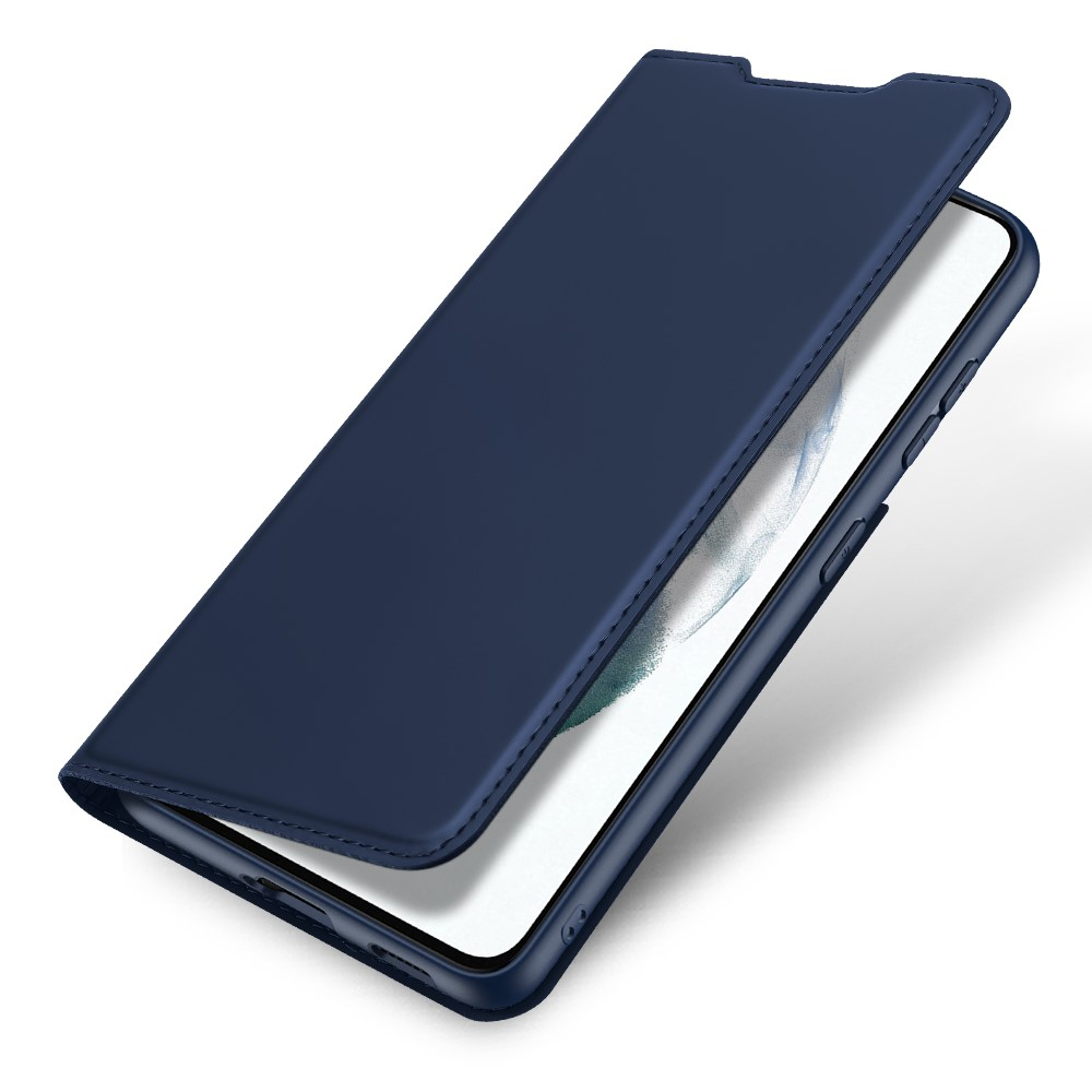 Samsung Galaxy S21 FE 5G Flip Wallet Cover Leder Tasche - Dunkelblau