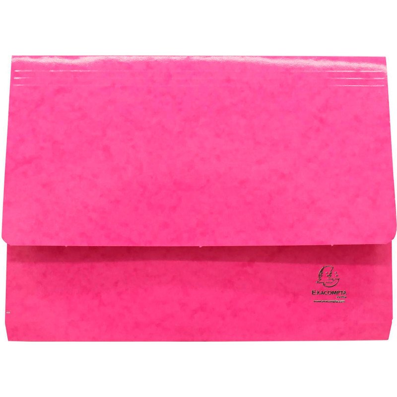 Chemise pochette Iderama à soufflet carte Exacompta 24 x 32 cm couleurs assorties