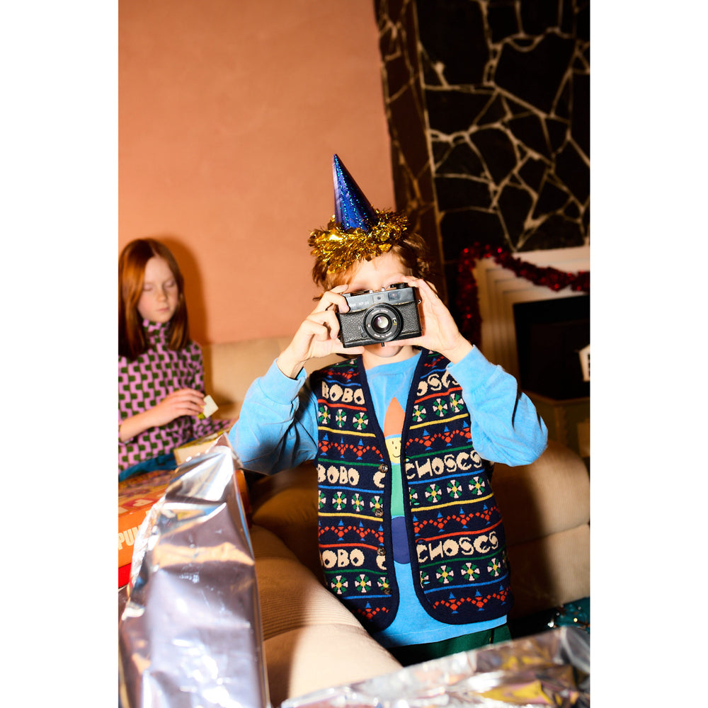 Køb Bobo Choses Multicolor Toys All Over Strikket Vest