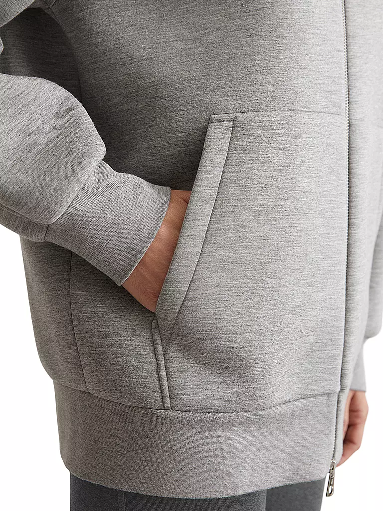 MARC O'POLO Sweatjacke grau