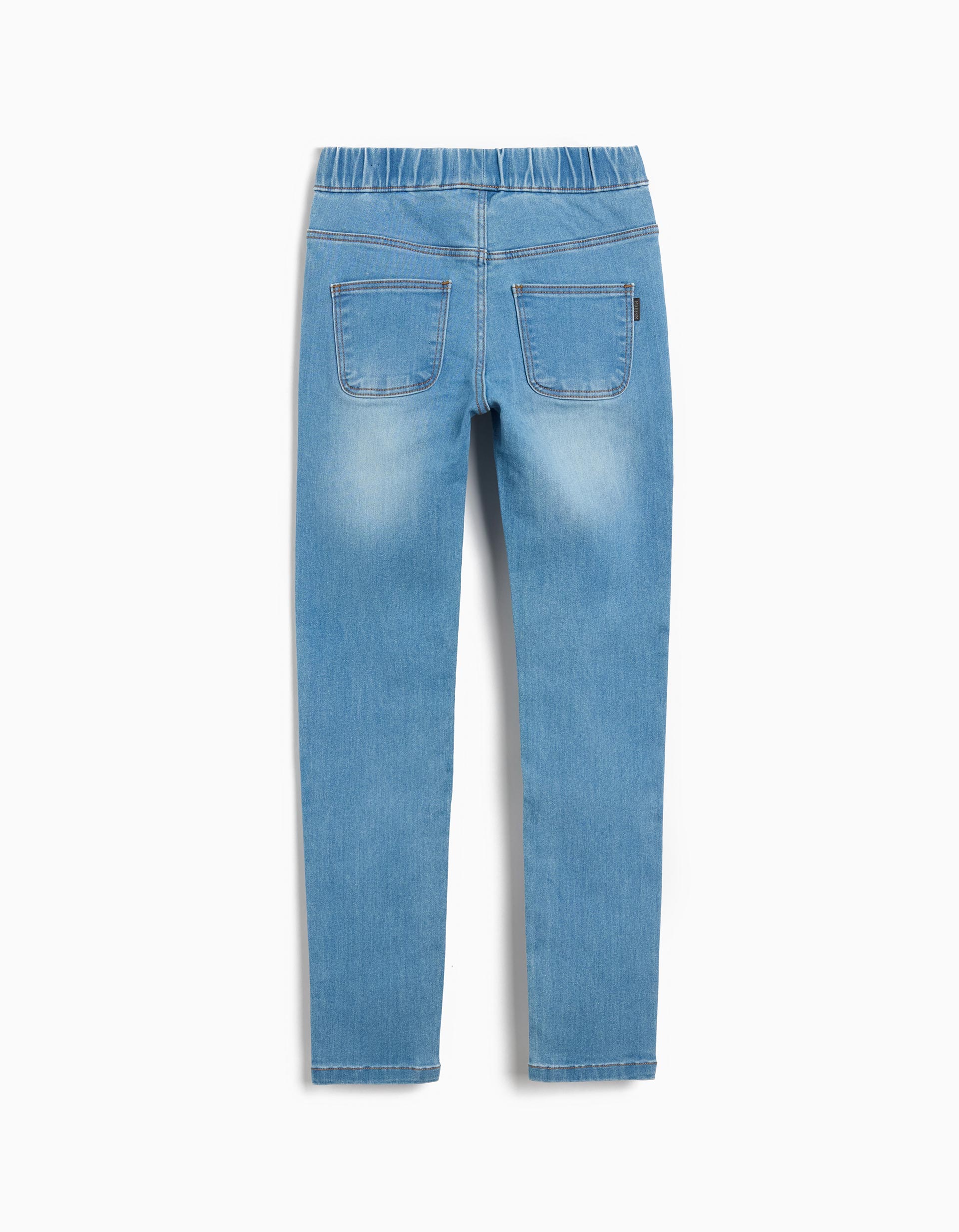 Jeggings de Ganga, Menina, Azul Claro