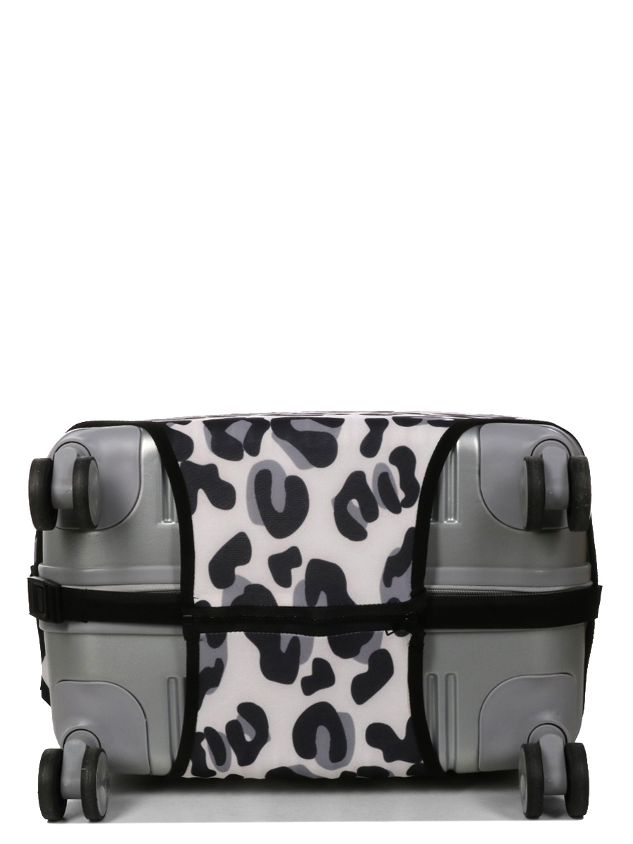Housse de valise Periea Silver Leopard M