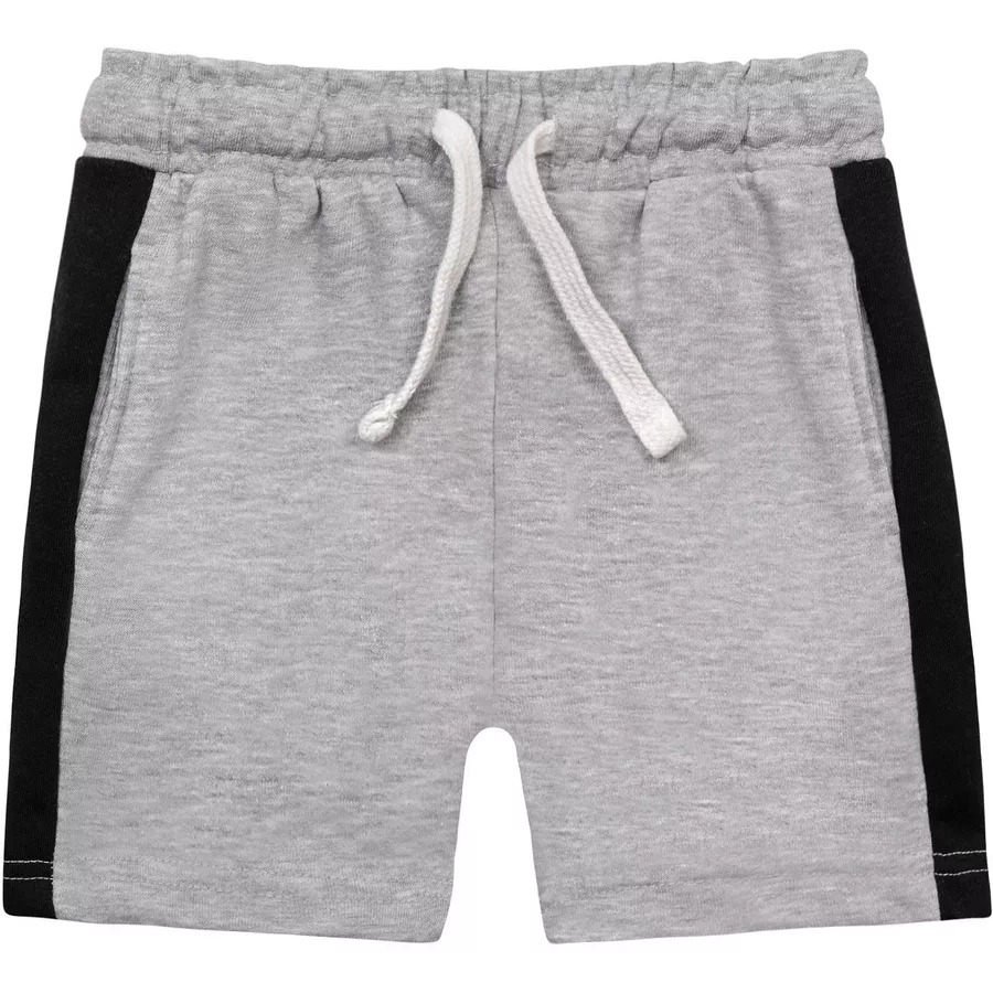 MINOTI Sweatshirt und Shorts im Set SchwarzGrau