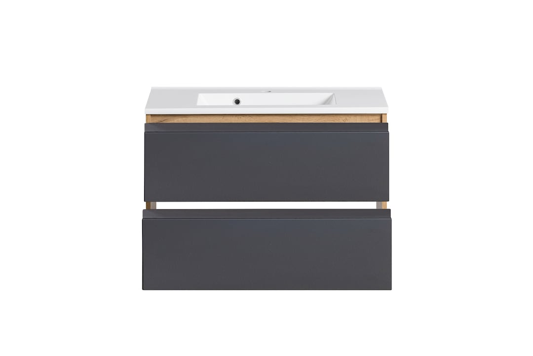 Bad-Waschtisch GENT grau 80cm