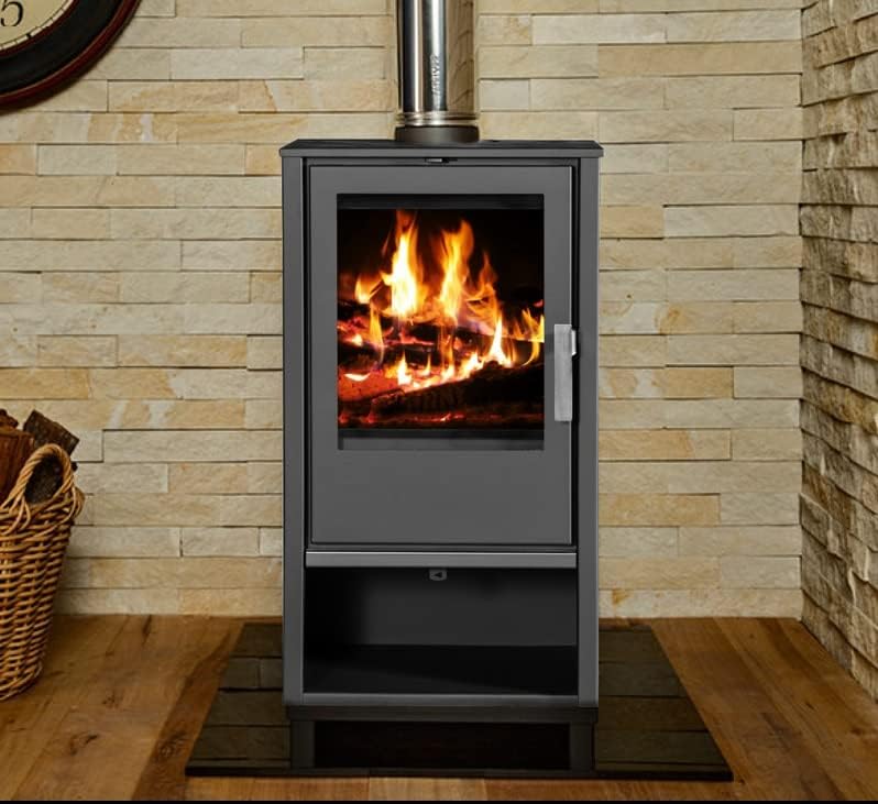 VICTORIA-05 EEK A+ - Kaminofen Victoria 05 Capri 7.6 KW, Grau