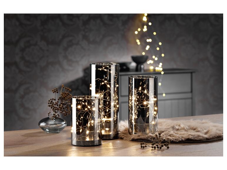 Set van 3 LED-windlichten of LED-bollen