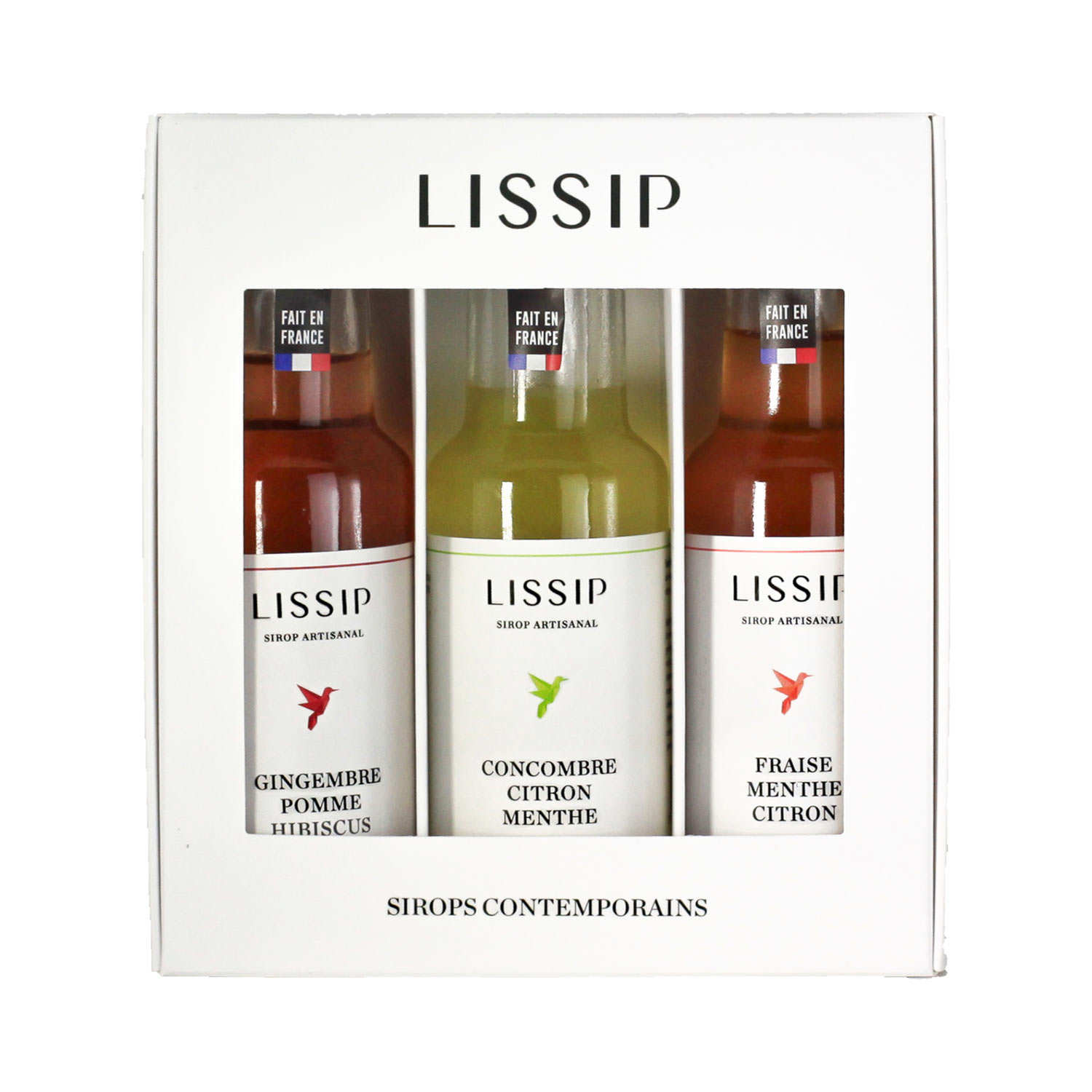 Coffret découverte des sirops Lissip