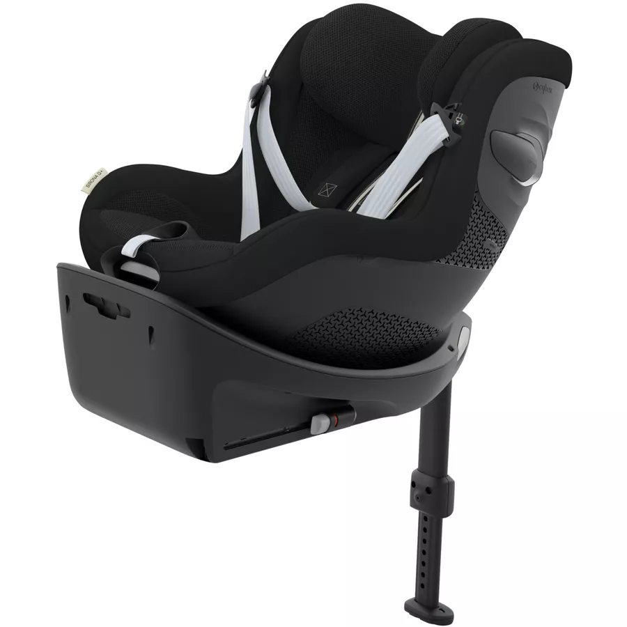 cybex GOLD Kindersitz Set Reboarder Sirona G inklusive Babyschale Cloud G inklusive Basisstation Base G Plus Moon Black