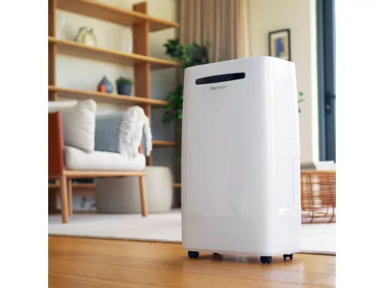 Pro Breeze Déshumidificateur portable 20l pour pièce jusqu'à 30 m², avec 4 modes, drainage continu