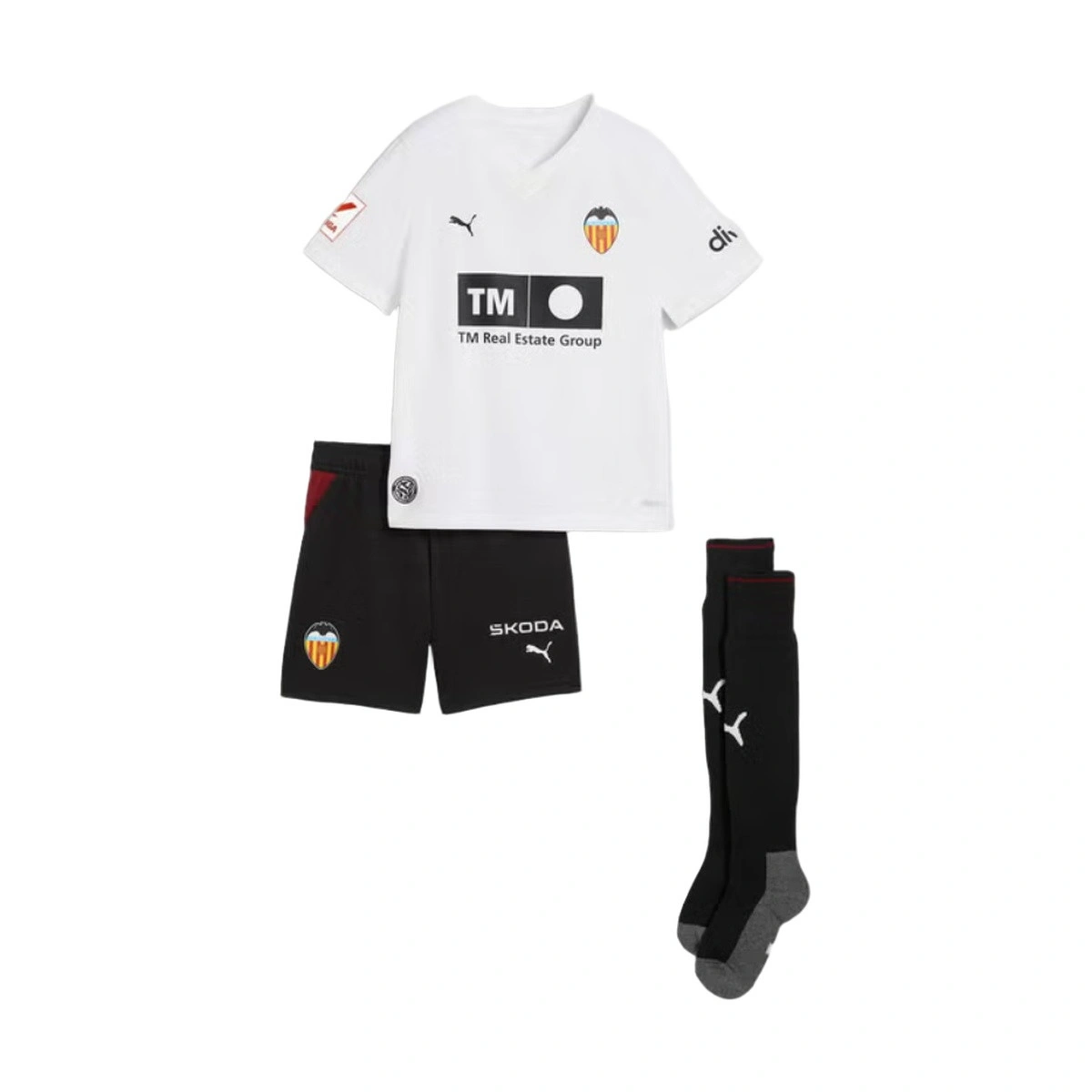 Conjunto Puma Valencia CF Primeiro equipamento 2026-2027 Criança