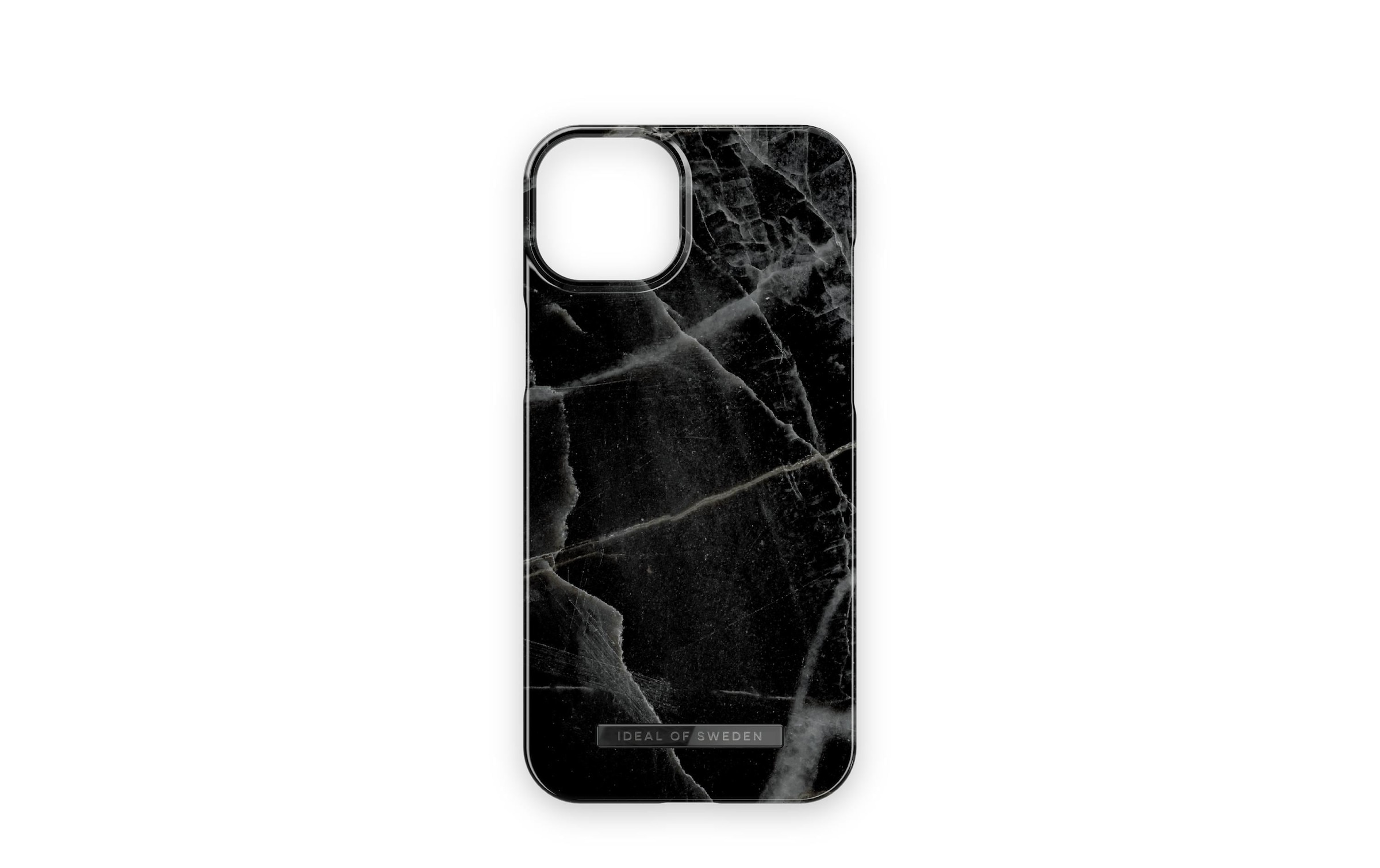 iDeal of Sweden Smartphone-Hülle »Black Thunder Marble iPhone 15 Plus«