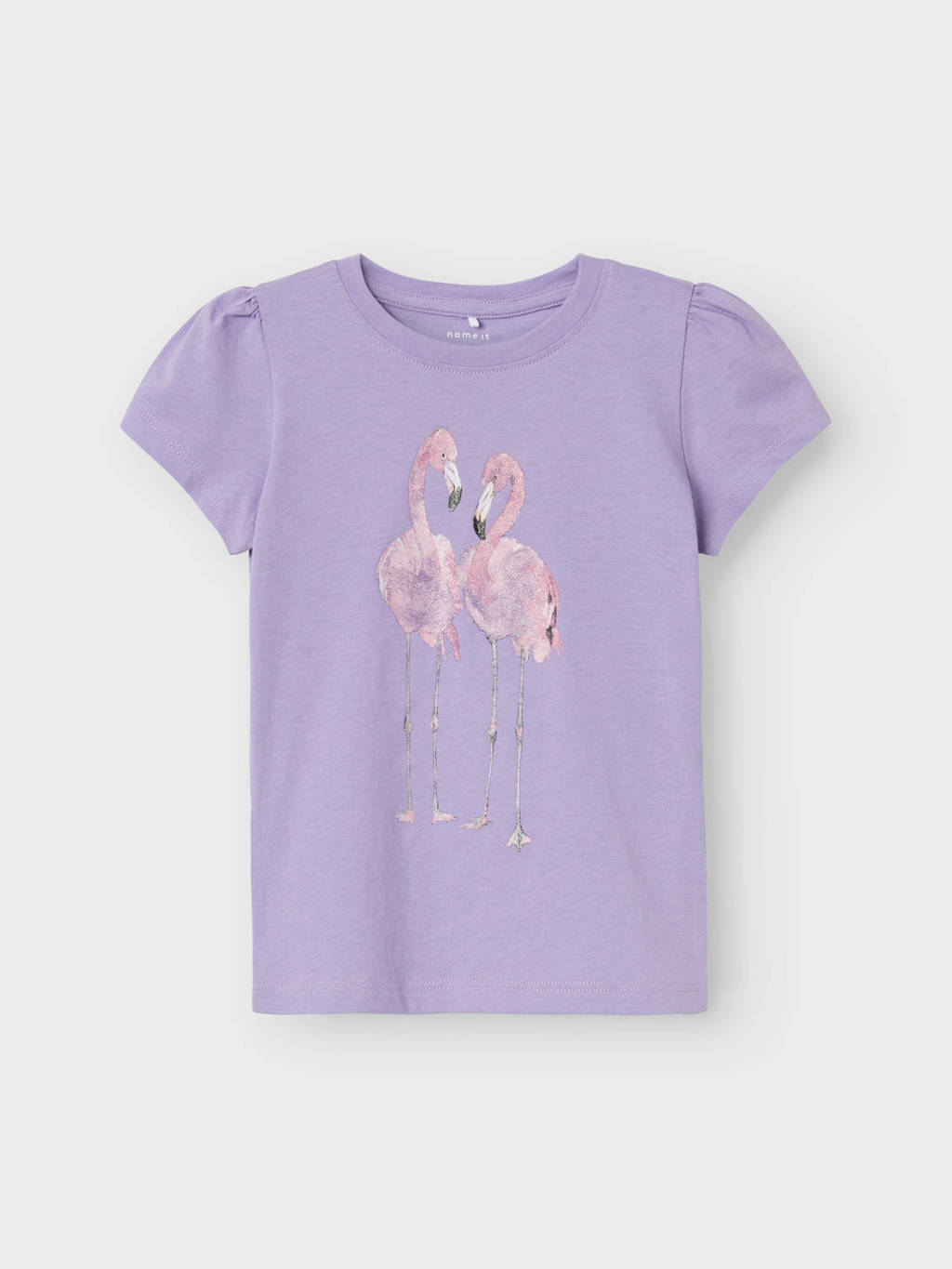 NAME IT T-shirt NMFPJUNGLE met printopdruk lila