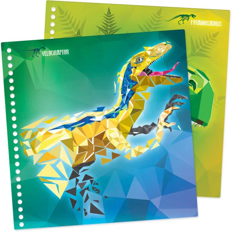 DINOSART CARNET DE STICKERS PAR NUMEROS