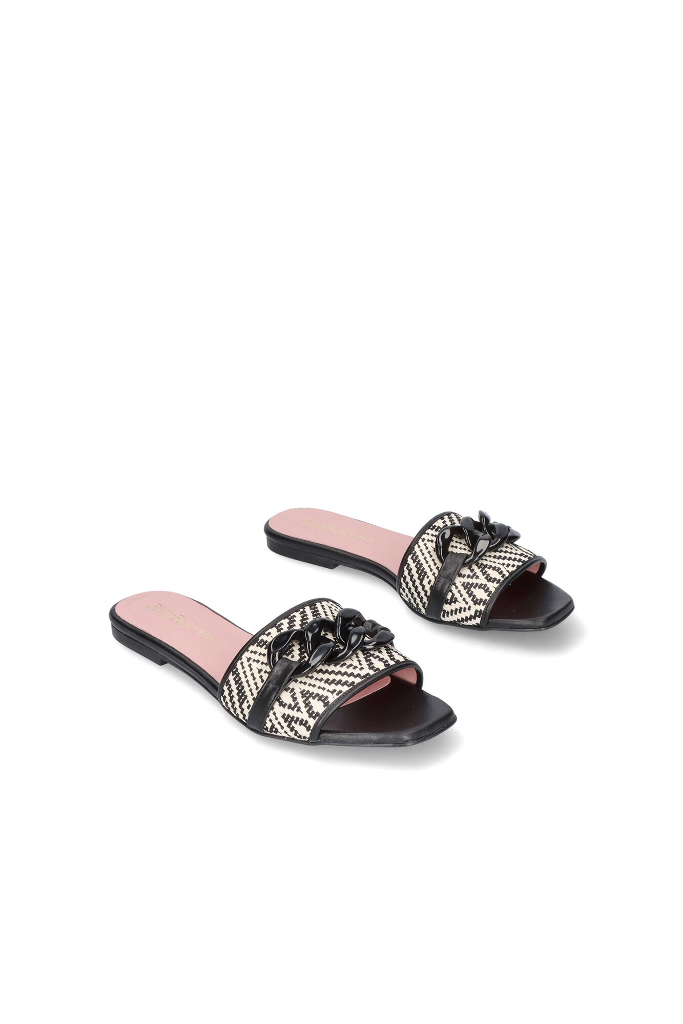 Sandalia Isla tipo pala - Estampado branco