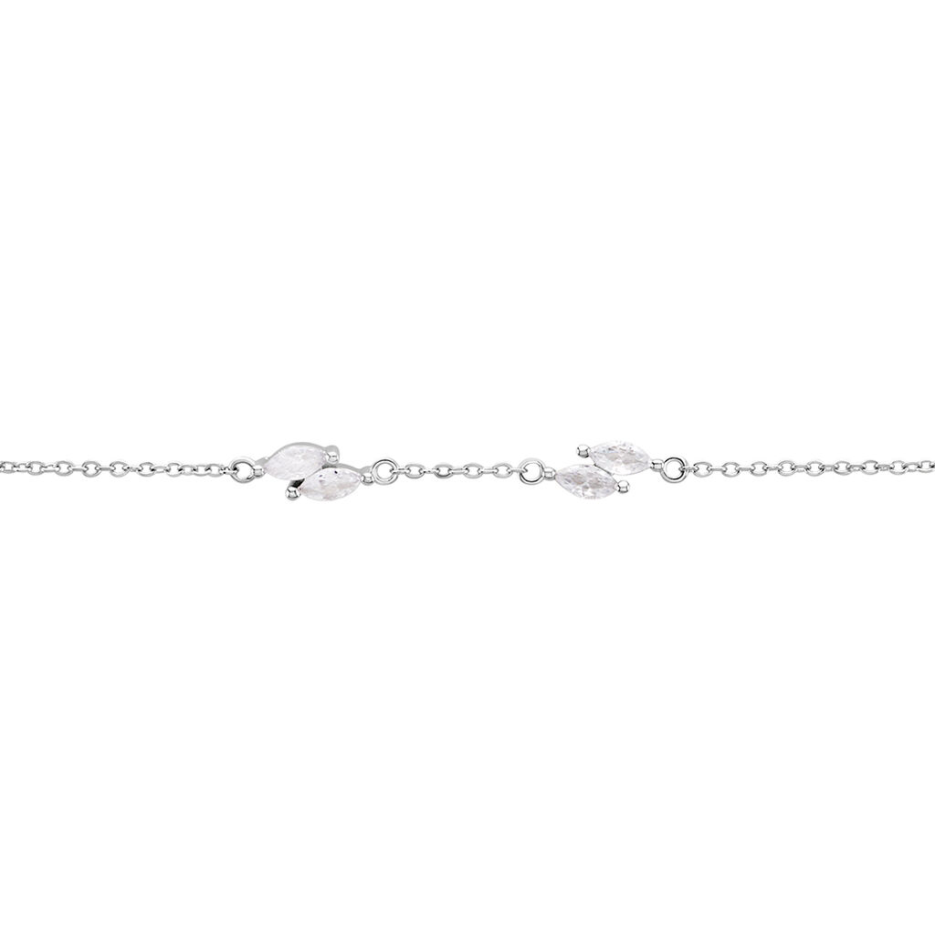Bracelet Winter Sweetness Argent Blanc Oxyde De Zirconium