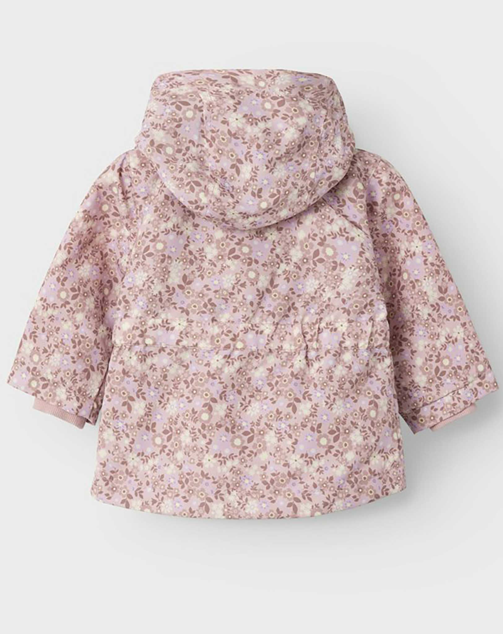Regenjacke NBFMAXI FLOWER in burnished lilac