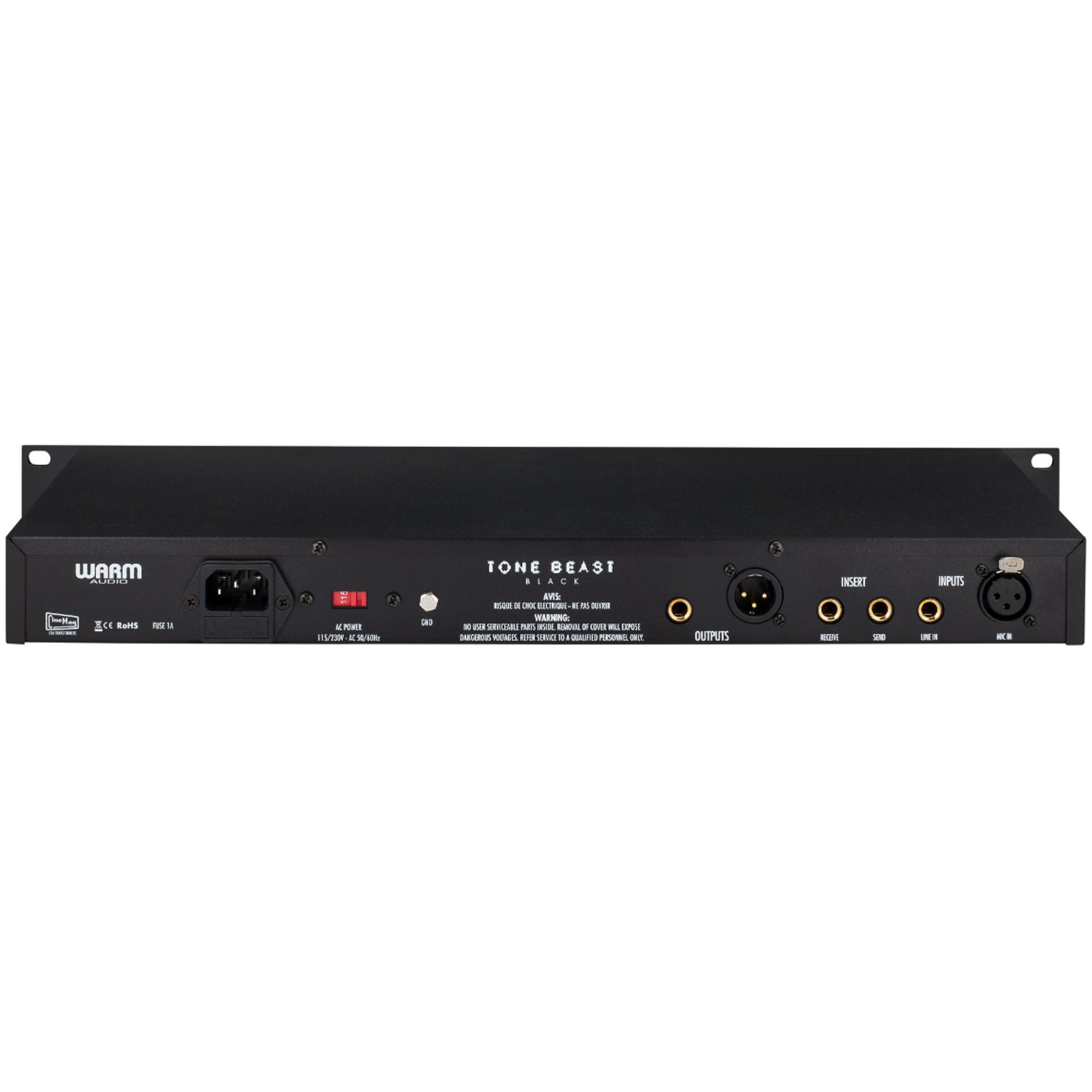 Warm Audio TB12 Tone Beast microfoonvoorversterker (zwart)