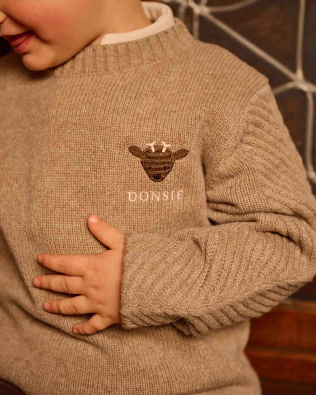Geeratz Merino Wool Sweater | Stag | Milk Chocolate Melange