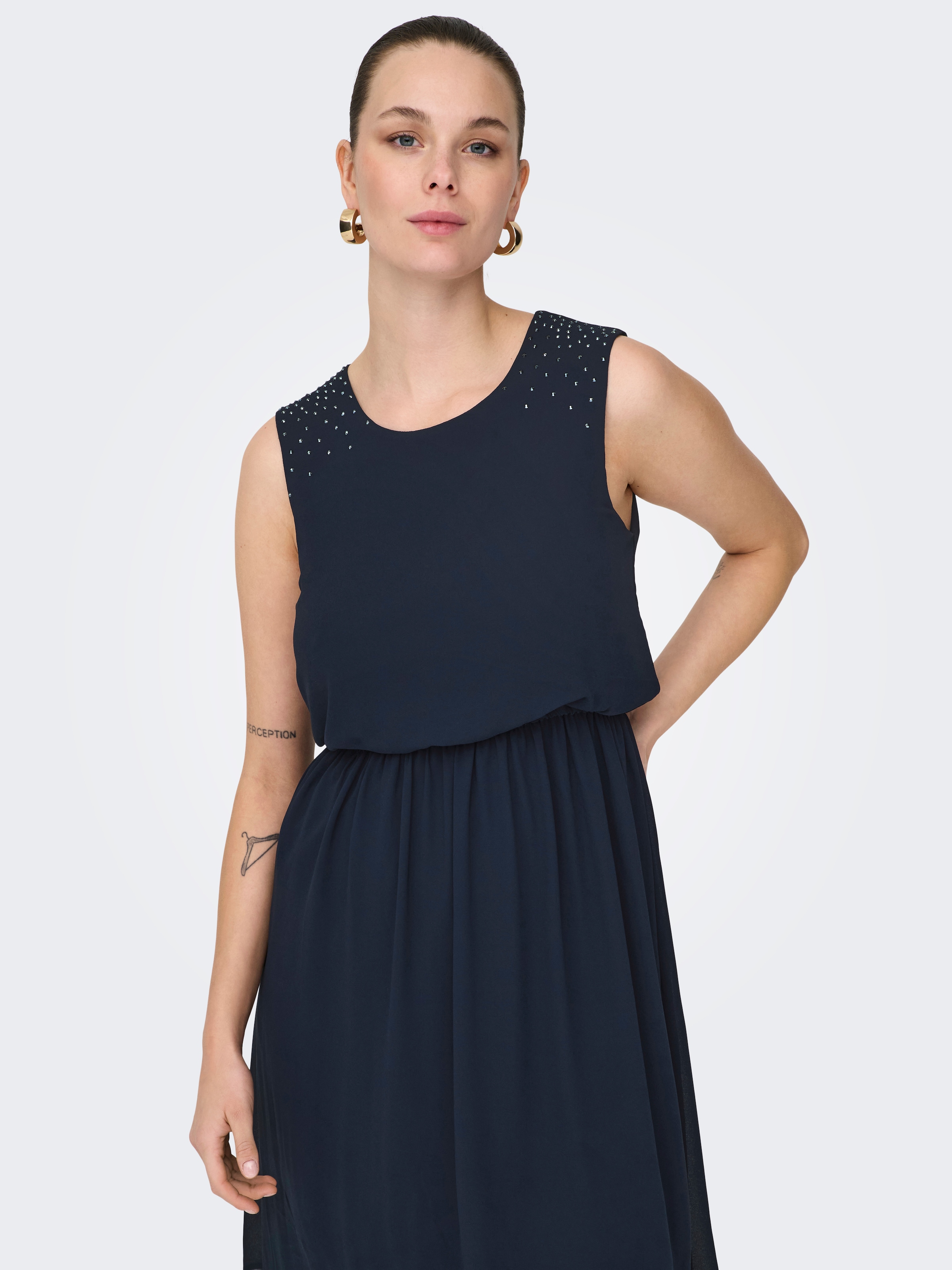 ONLY Minikleid »ONLSTINNA LIFE SL DETAIL DRESS WVN« Sommerkleid