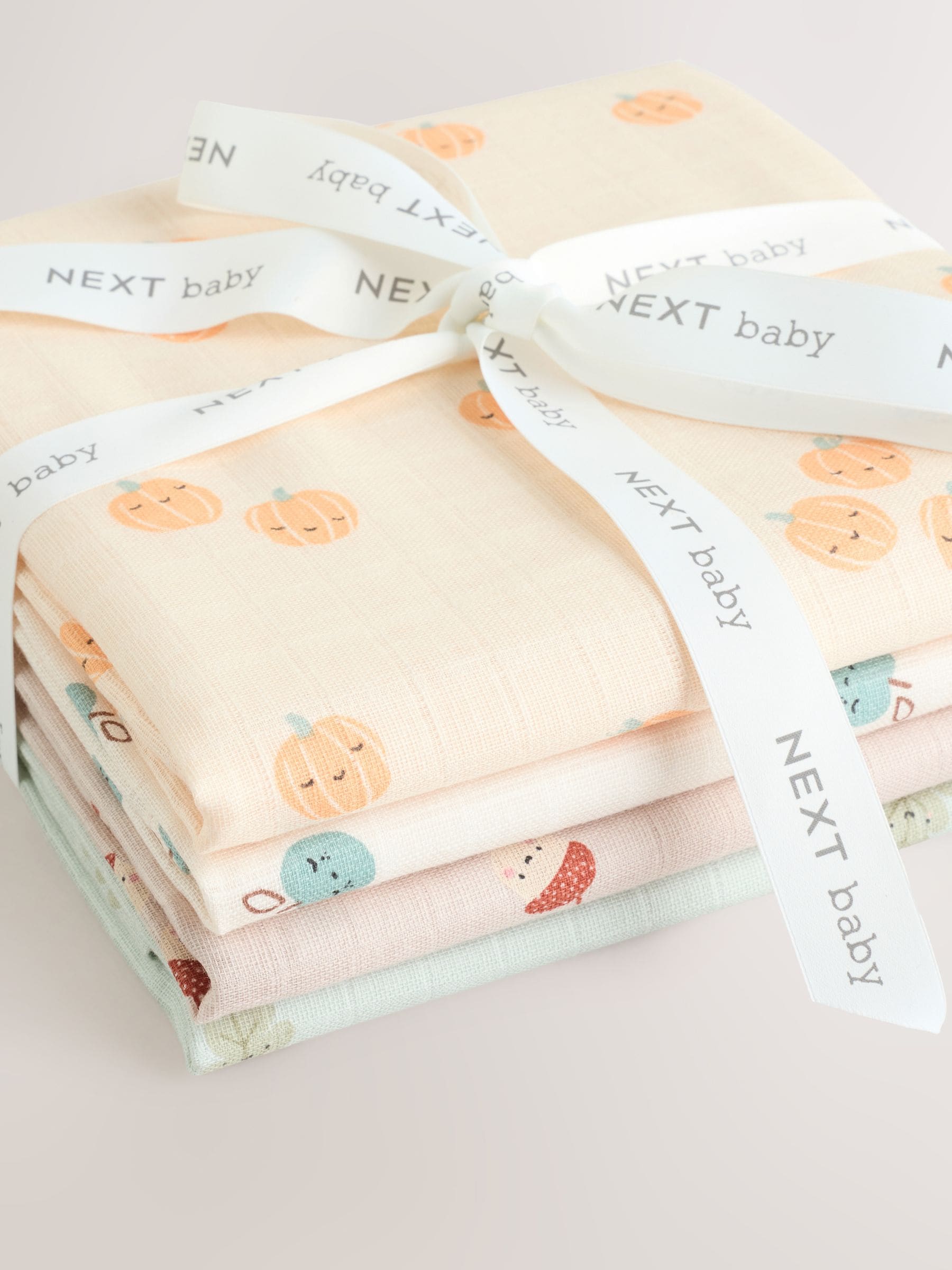Herfst - Set van 4 mousseline babydoekjes