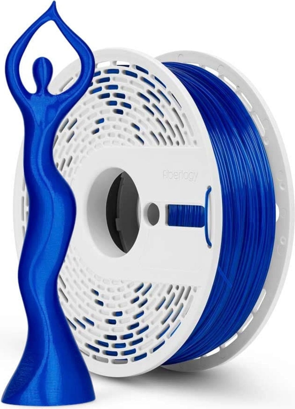 Fiberlogy  HS PLA Clear Blue, 1,75 mm / 850 g    Turbo Druck & kristallklare Präzision in Blue