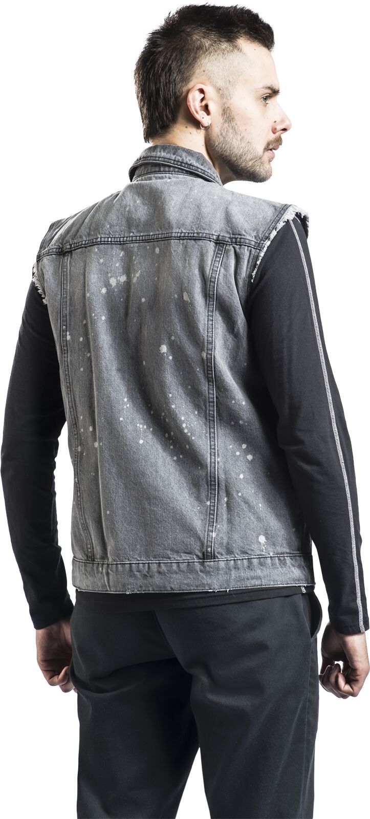 Vestes Sans Manches Destroyed En Denim | Forplay Veste