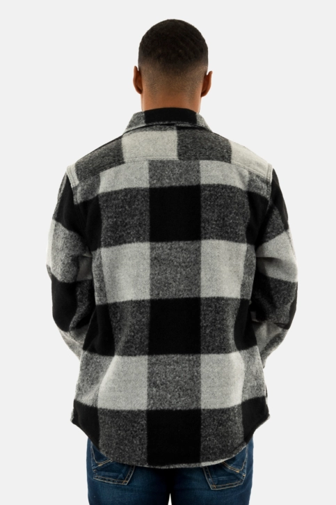 Chemise vans denby fuzzy 2b61 black/drizzle