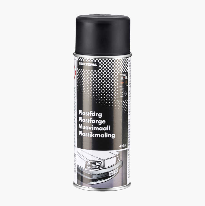 Plastlakk, svar, 400 ml