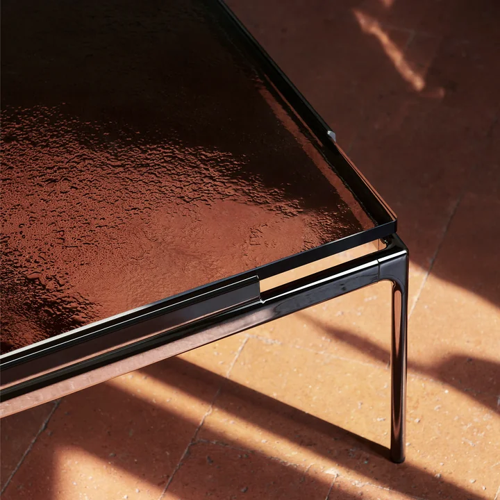 &Tradition - Sett Coffee Table LN13, Verde Guatemala / Chrom dunkel