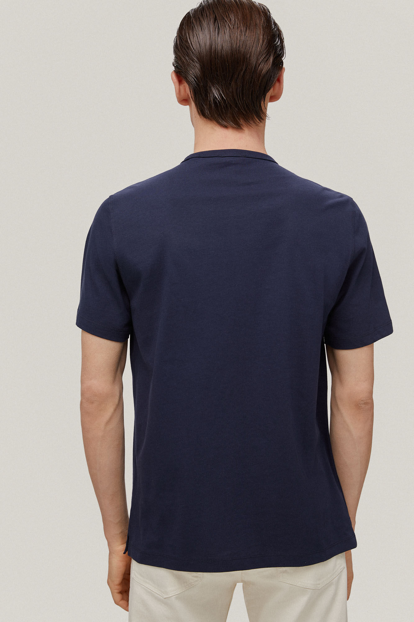 Camiseta com logo grande - Azul